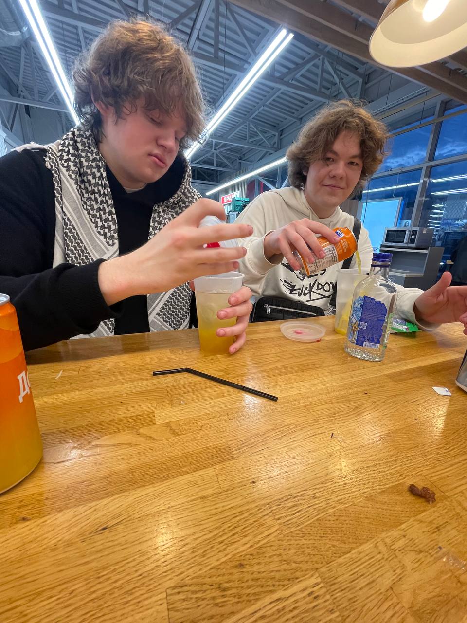 Фото с напитками